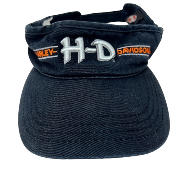 HarleyDavidson Accessories Harleydavidson Visor Adjustable Vintage Logo Spellout Black